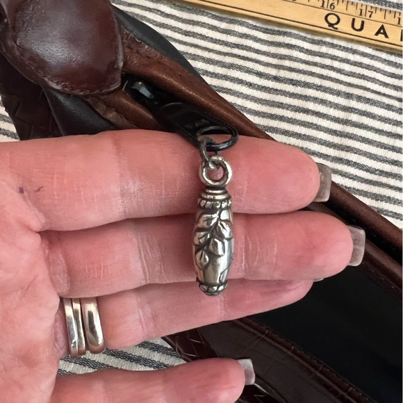 Brighton Little Judy Black and Brown Leather Bag - Picture 4 of 8